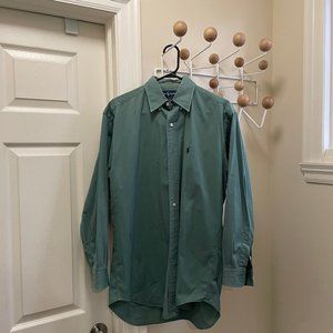 Ralph Lauren 90s Vintage Button Down - Green - Size Small